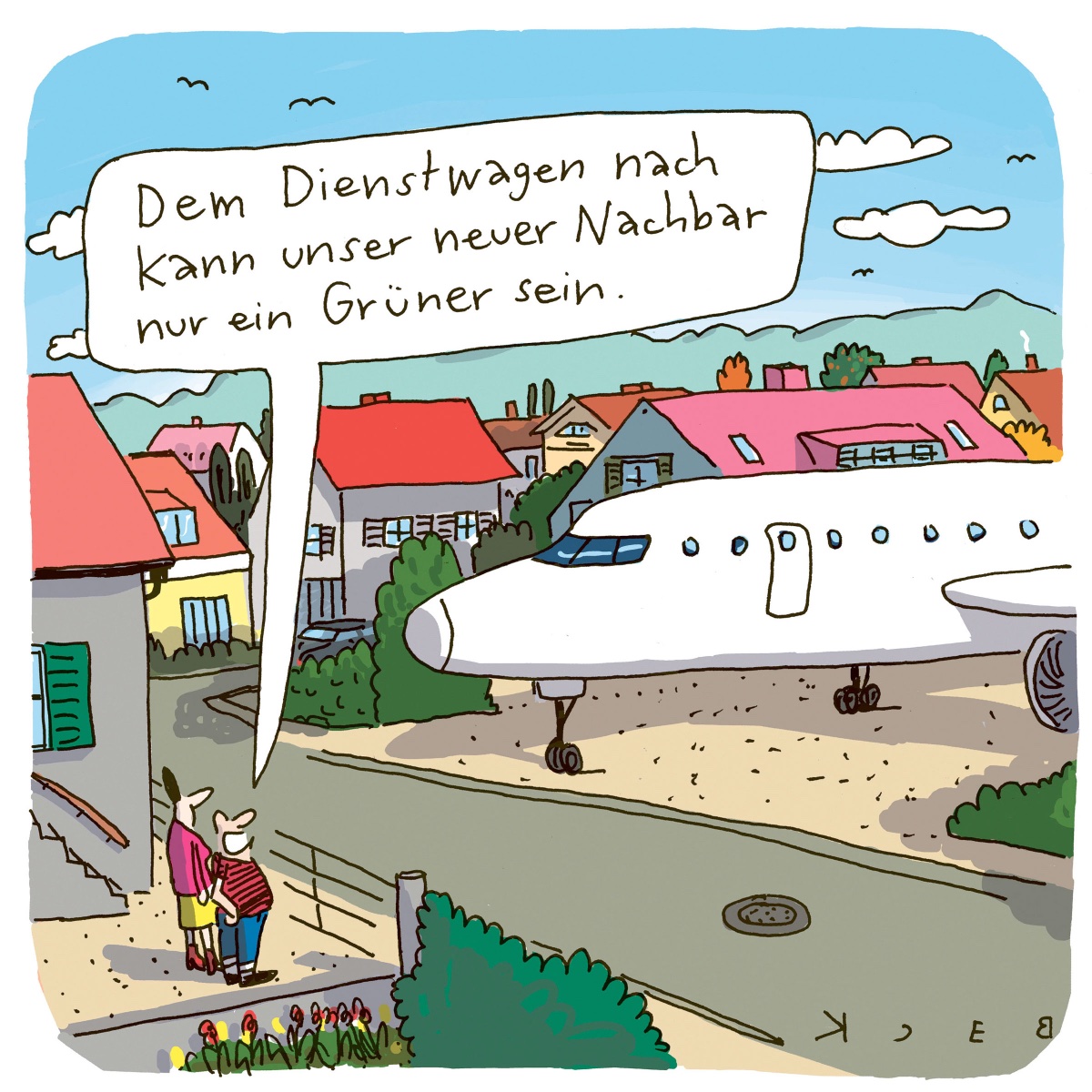 Karikatur Beck