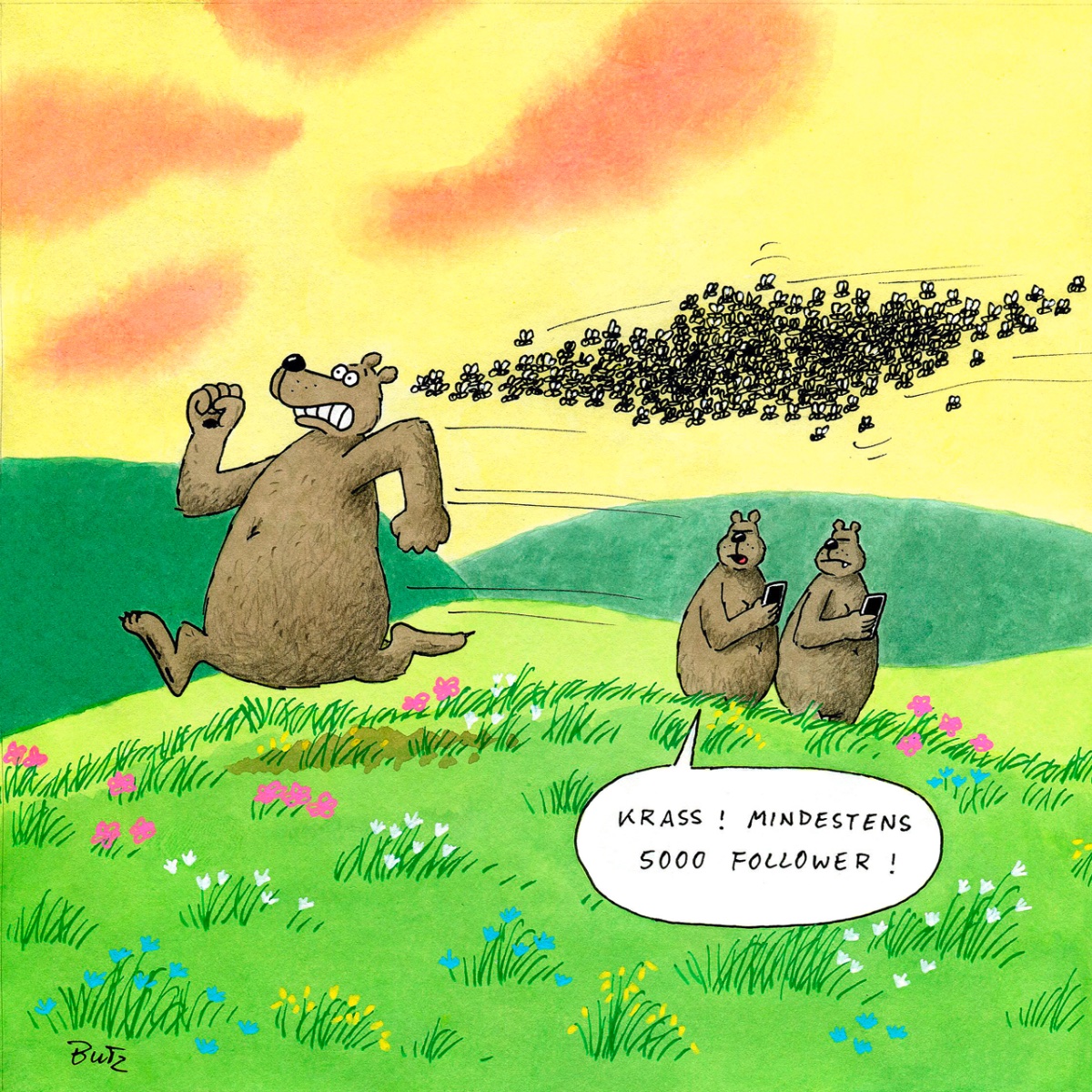Karikatur Butz