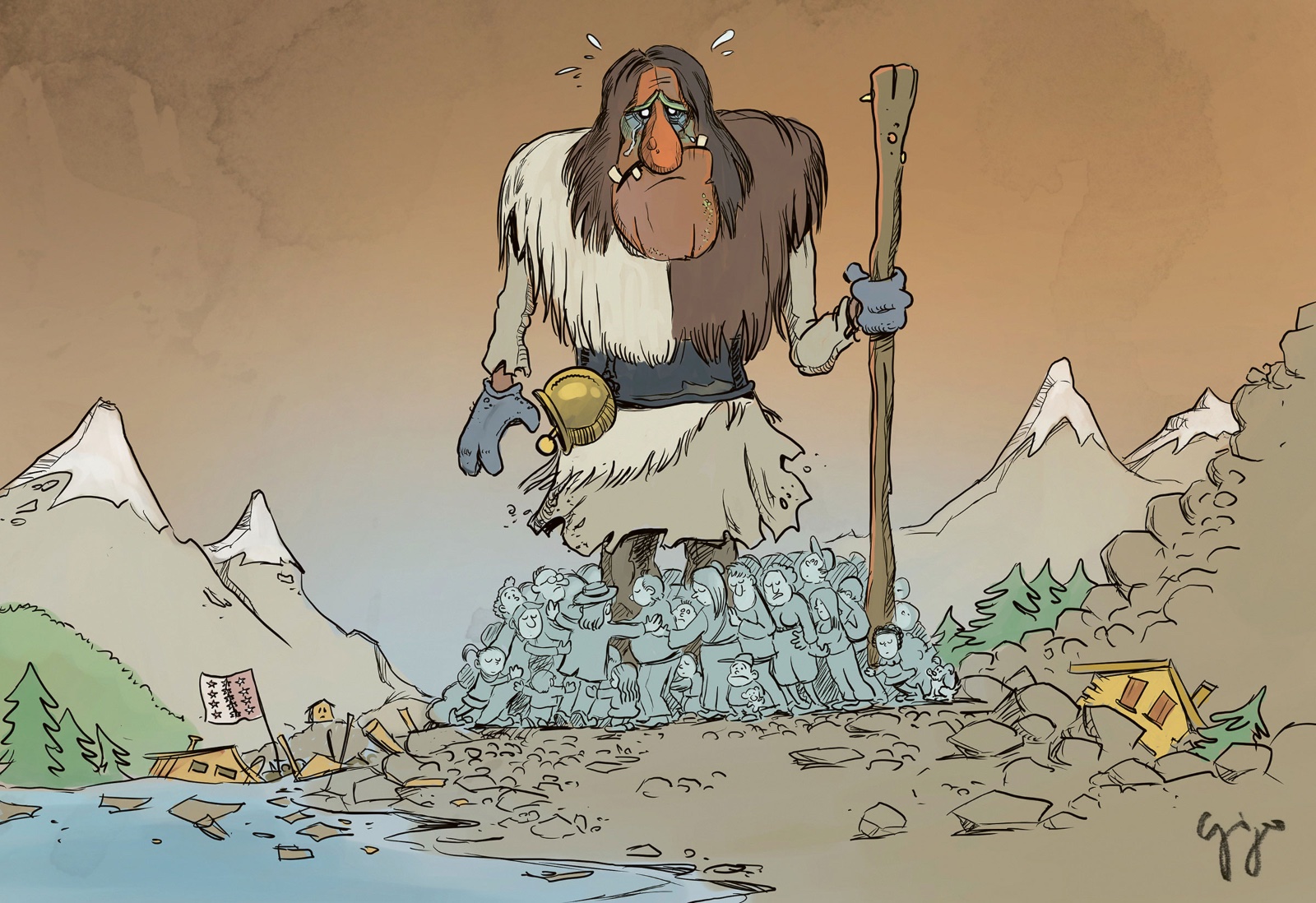 Karikatur Gigal